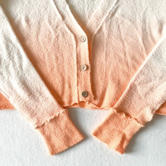 NWOT Free People Ombre Crop Cardigan - Picture 3 of 8